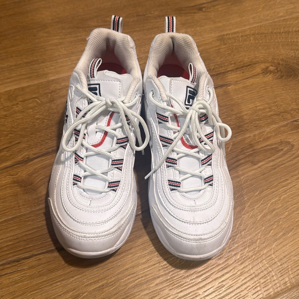 White fila sneakers